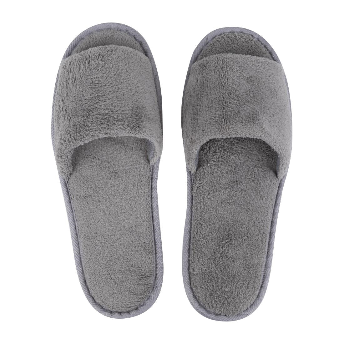 HR097 Mitre Comfort Vienna Open Toe Slippers Grey