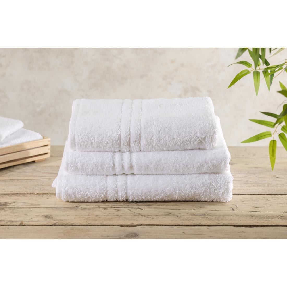 EcoKnit Bath Sheet White, 600gsm