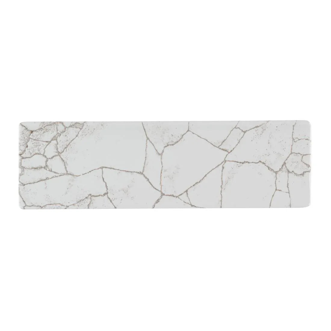 HR308 Churchill Studio Prints Kintsugi Agate Grey Oblong Plates 300x90mm (Pack of 6) - JD Catering Equipment Solutions Ltd