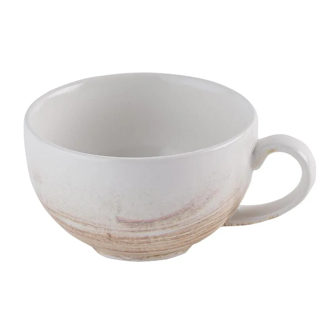 HR328 Churchill Elements Dune Cappuccino Cups 236ml (Pack of 12) - JD Catering Equipment Solutions Ltd