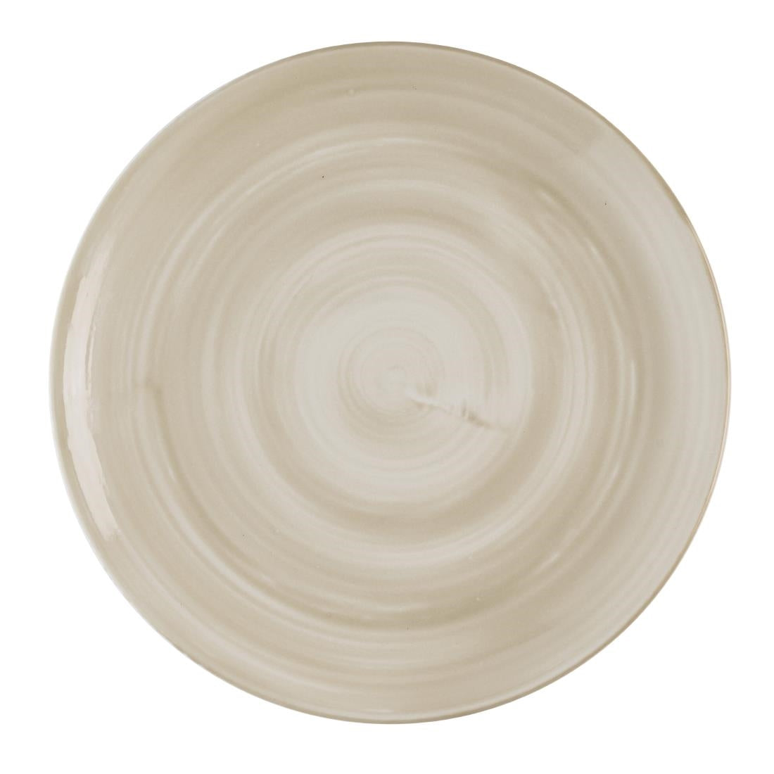 HR350 Churchill Stonecast Canvas Natural Evolve Coupe Plates 220mm (Pack of 12)