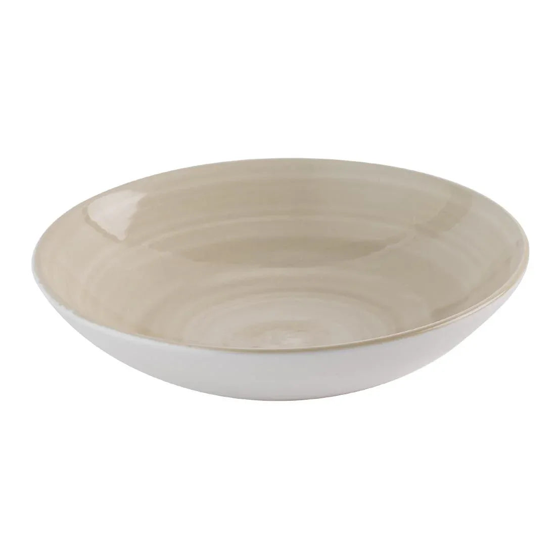 HR353 Churchill Stonecast Canvas Natural Coupe Bowls 184mm (Pack of 12) - JD Catering Equipment Solutions Ltd