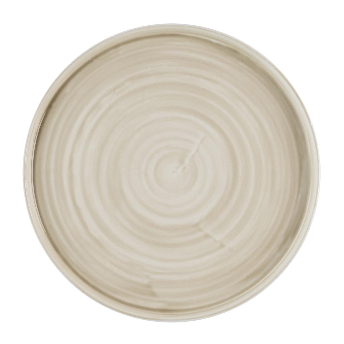 HR354 Churchill Stonecast Canvas Natural Walled Plates 280mm (Pack of 6)