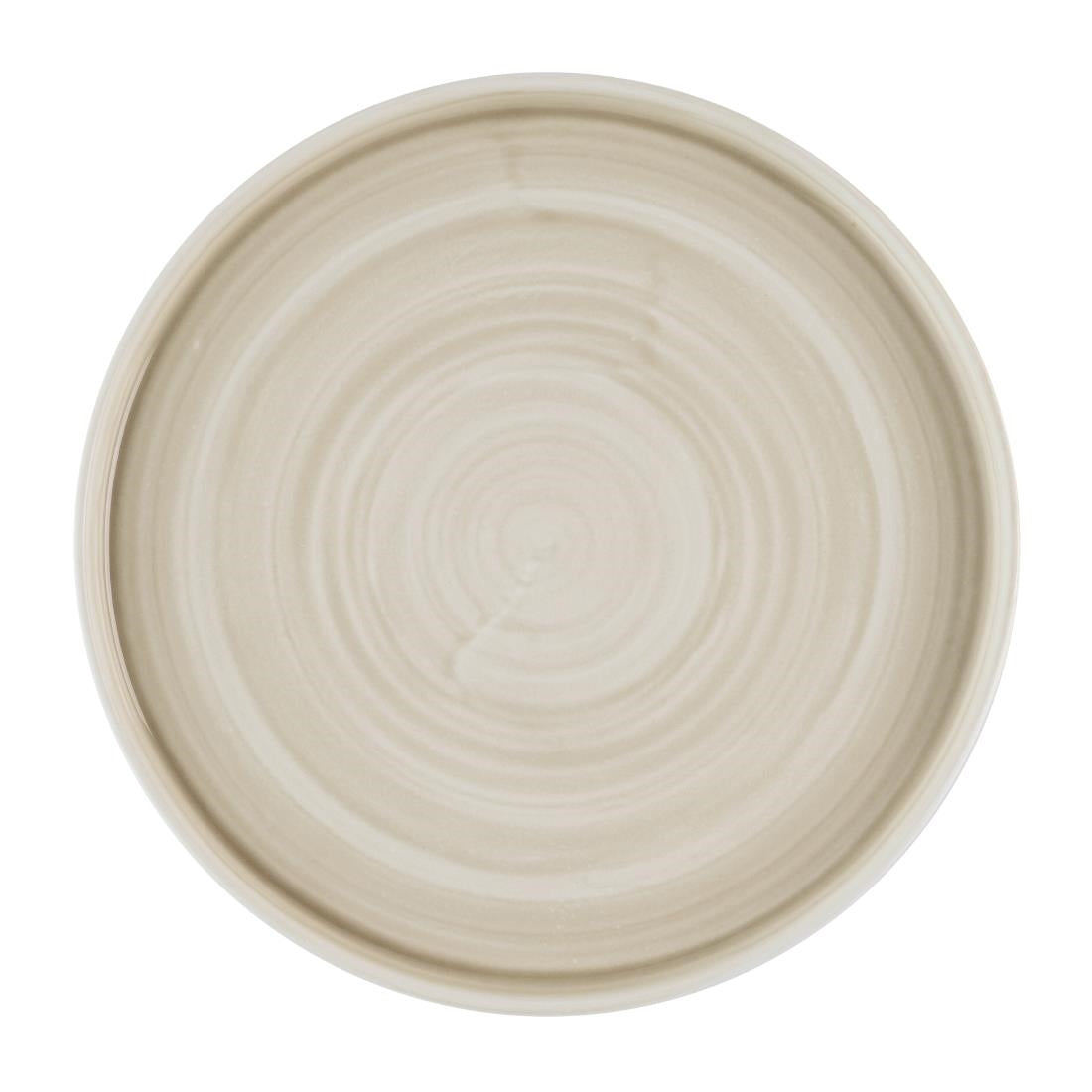 HR355 Churchill Stonecast Canvas Natural Walled Plates 260mm (Pack of 6)