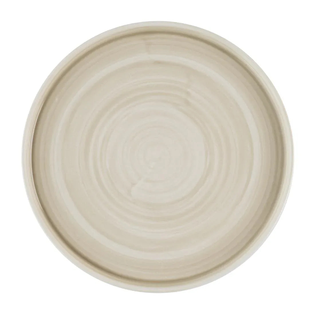HR355 Churchill Stonecast Canvas Natural Walled Plates 260mm (Pack of 6) - JD Catering Equipment Solutions Ltd