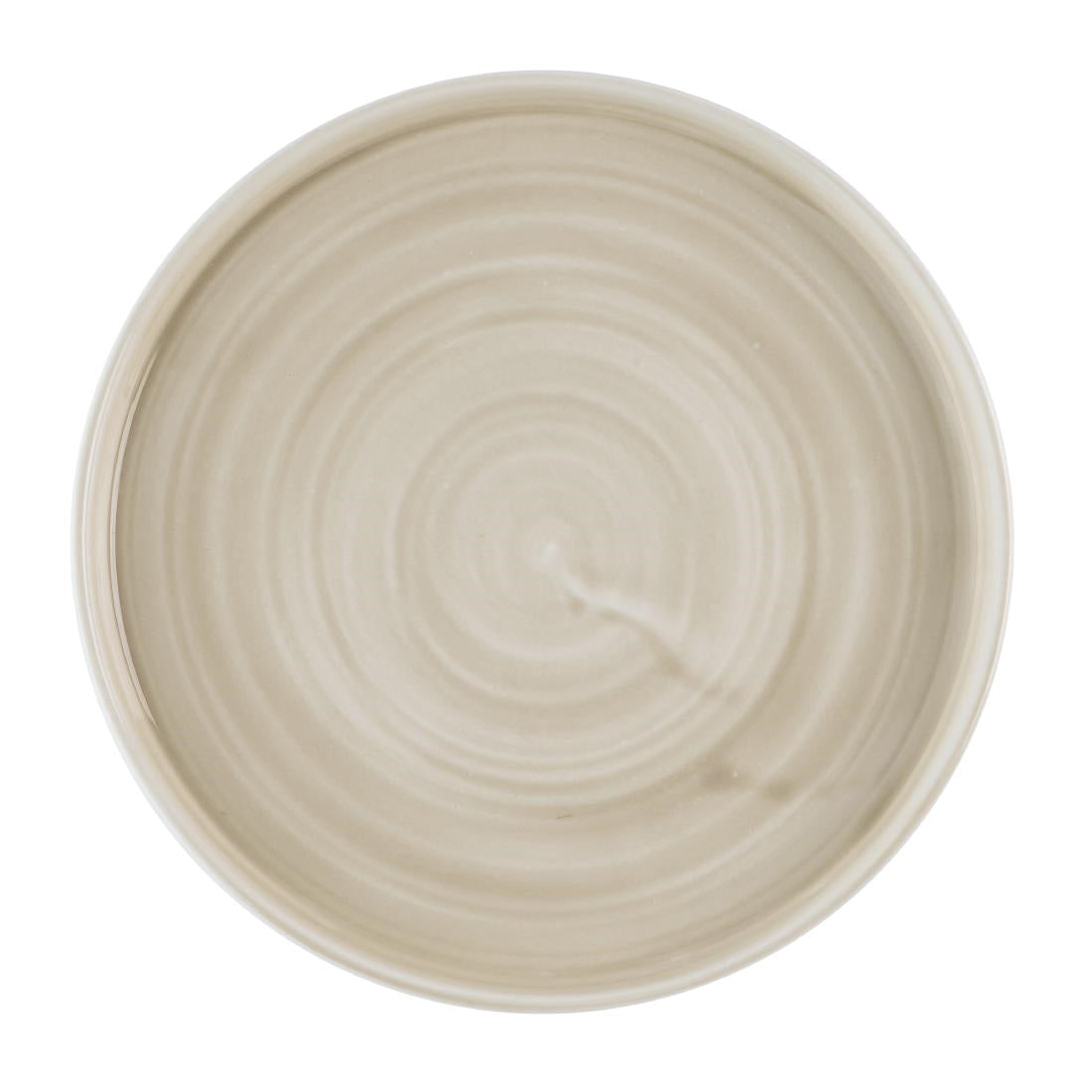 HR356 Churchill Stonecast Canvas Natural Walled Plates 210mm (Pack of 6)