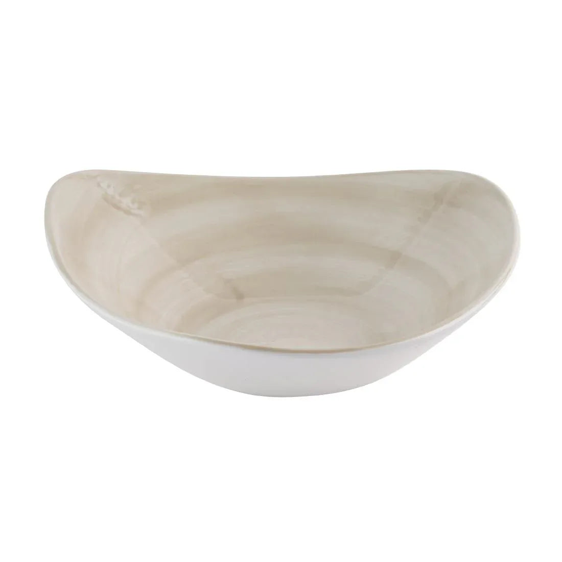 HR362 Churchill Stonecast Canvas Natural Lotus Bowls 228mm (Pack of 12) - JD Catering Equipment Solutions Ltd