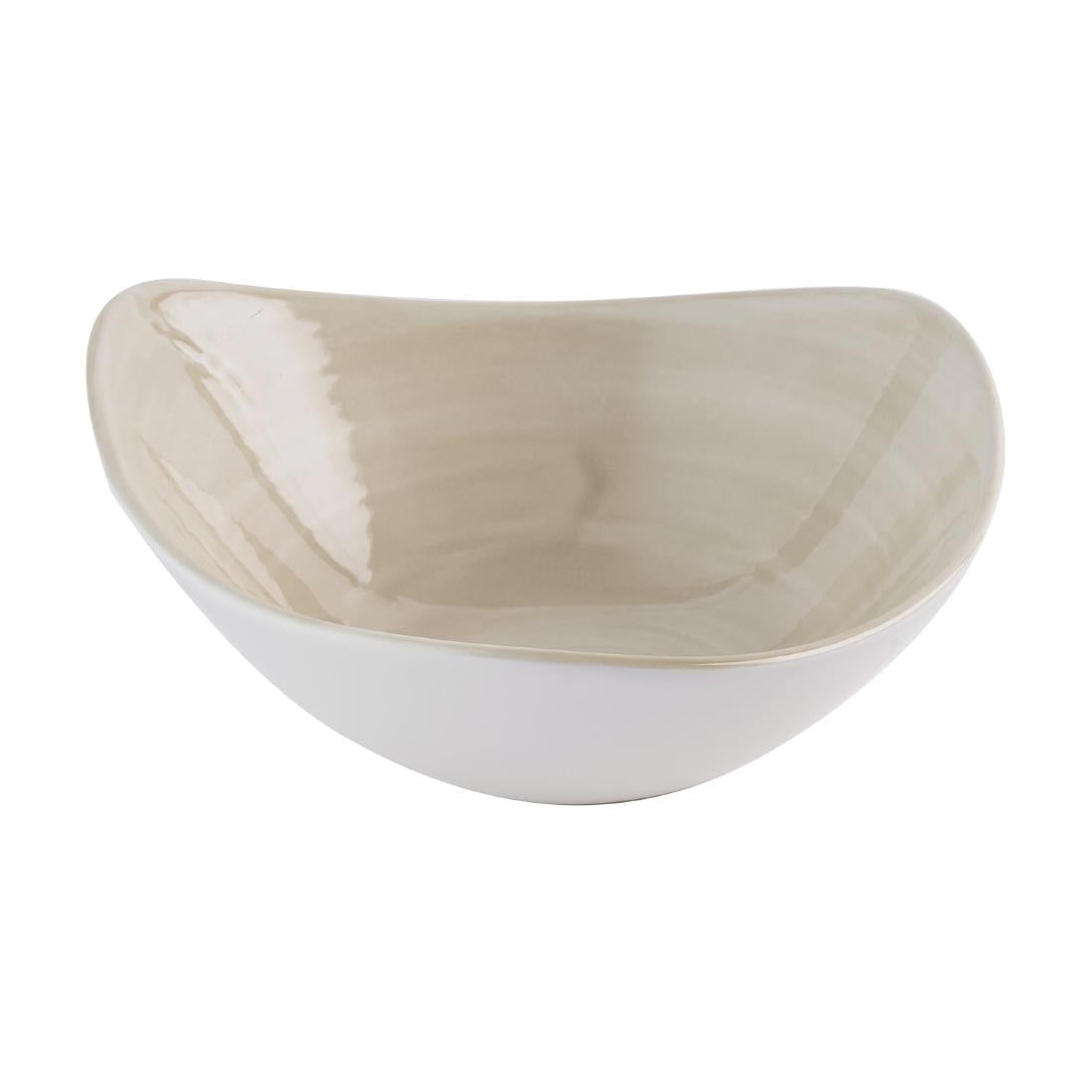 HR363 Churchill Stonecast Canvas Natural Lotus Bowls 177mm (Pack of 12)