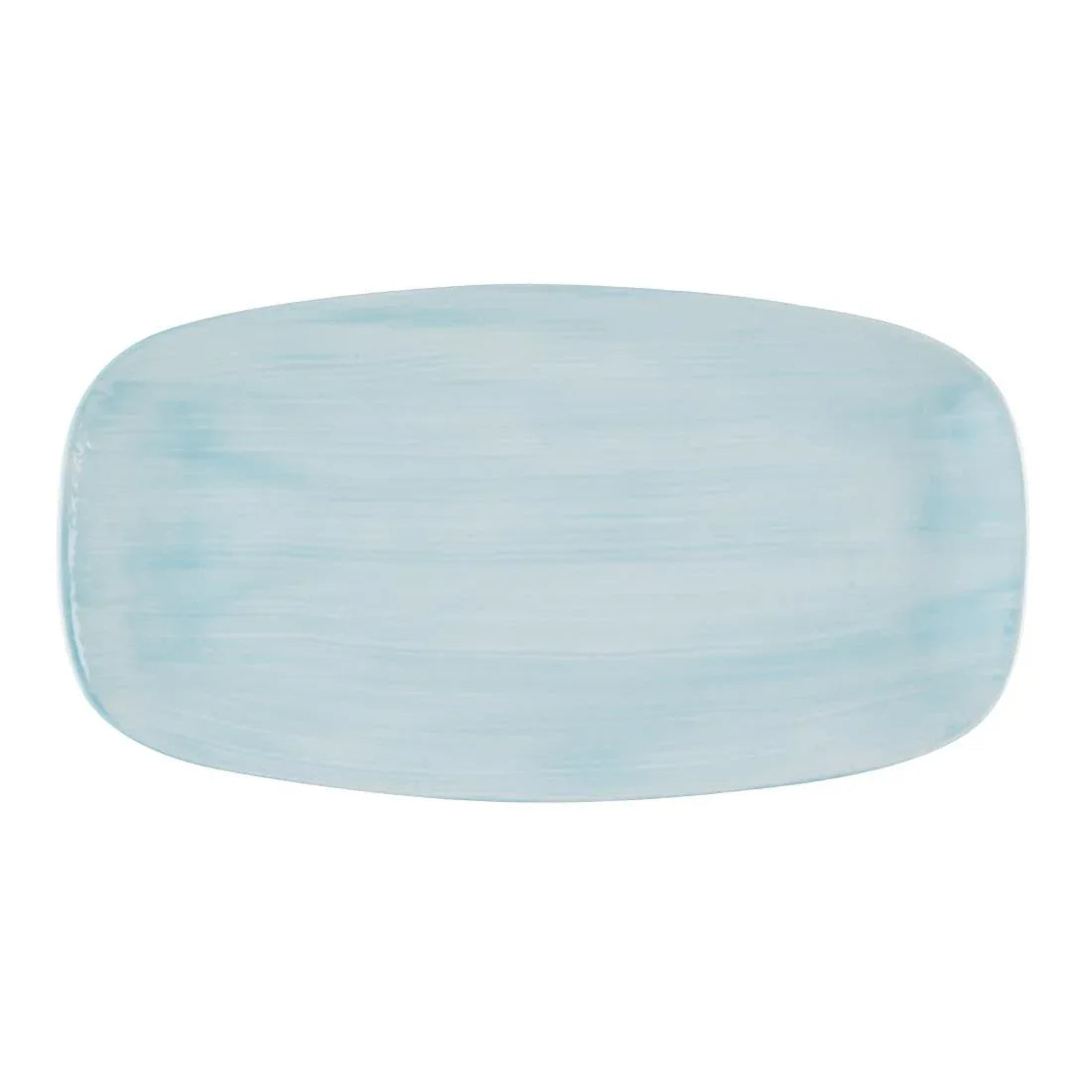 HR374 Churchill Stonecast Canvas Breeze Chef's Oblong Plates 350x187mm (Pack of 6) - JD Catering Equipment Solutions Ltd