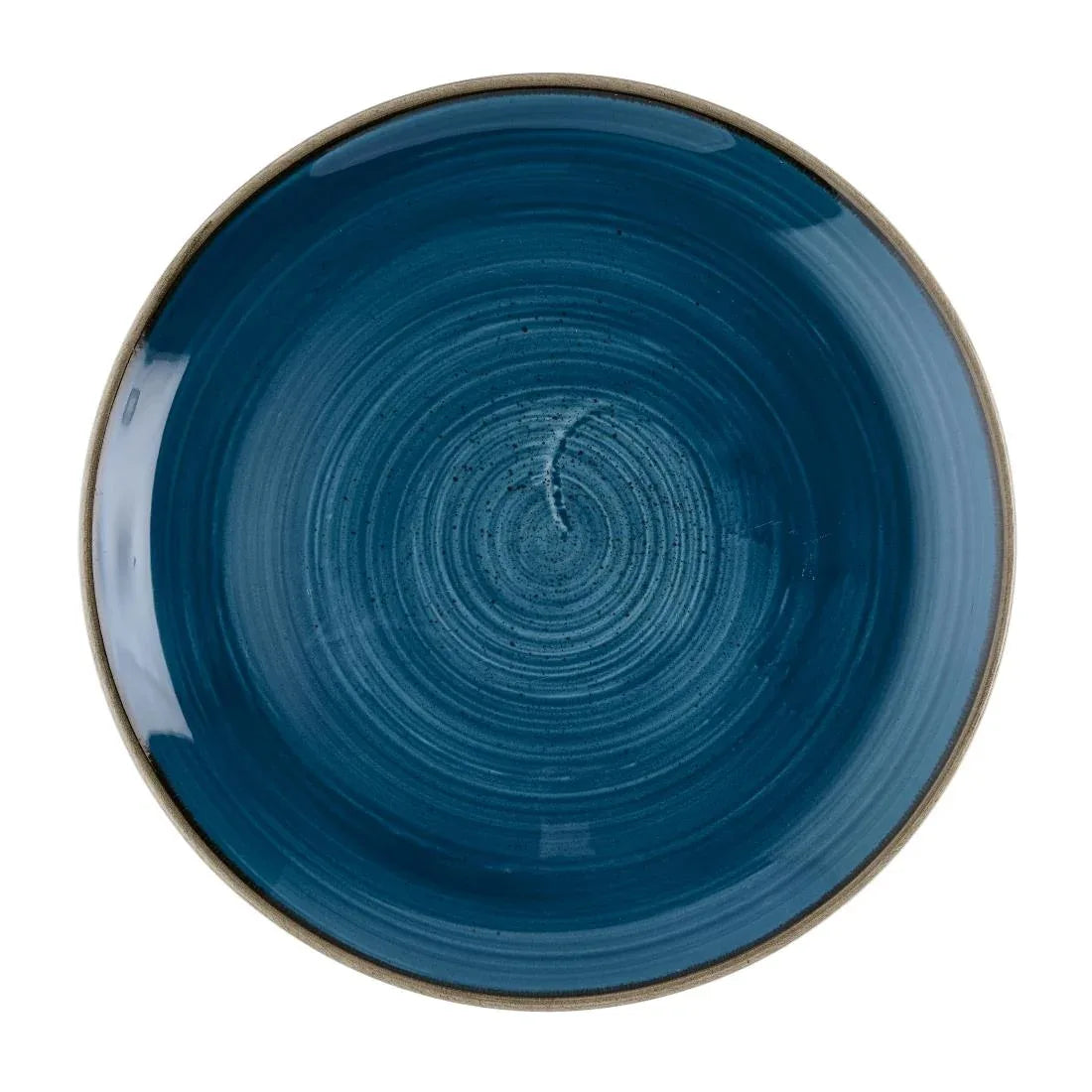 HR380 Churchill Stonecast Java Blue Evolve Coupe Plates 285mm (Pack of 12) - JD Catering Equipment Solutions Ltd