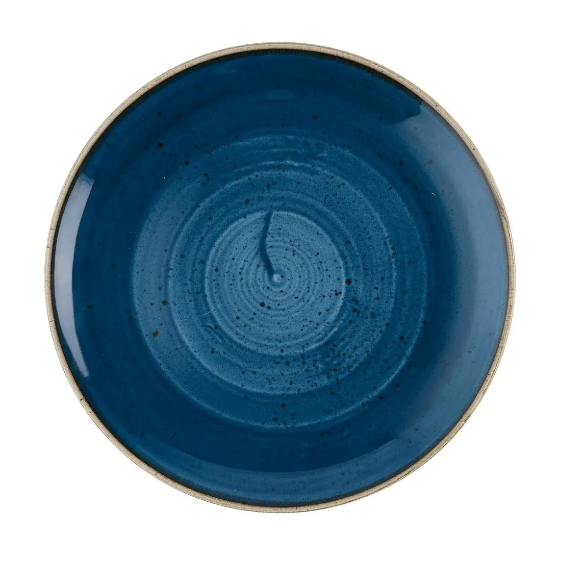 HR381 Churchill Stonecast Java Blue Evolve Coupe Plates 260mm (Pack of 12) - JD Catering Equipment Solutions Ltd