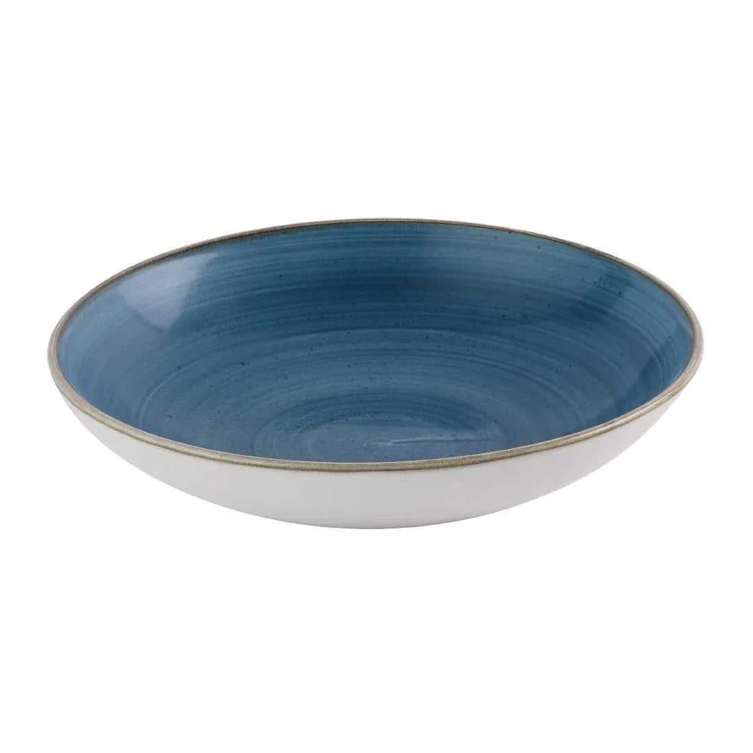 HR384 Churchill Stonecast Java Blue Evolve Coupe Bowls 247mm (Pack of 12) - JD Catering Equipment Solutions Ltd