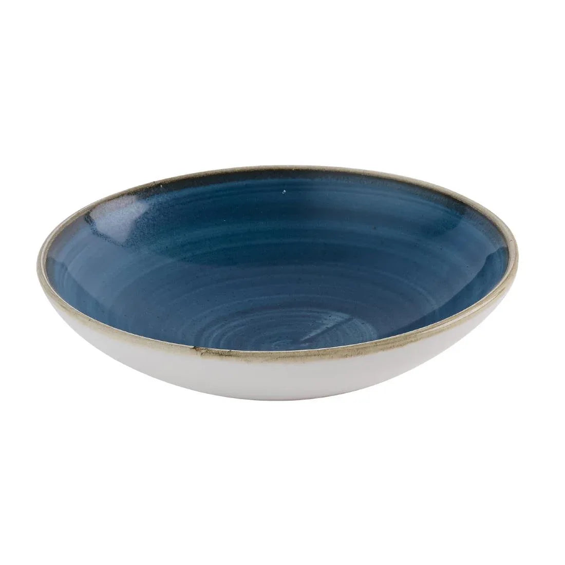 HR385 Churchill Stonecast Java Blue Coupe Bowls 184mm (Pack of 12) - JD Catering Equipment Solutions Ltd