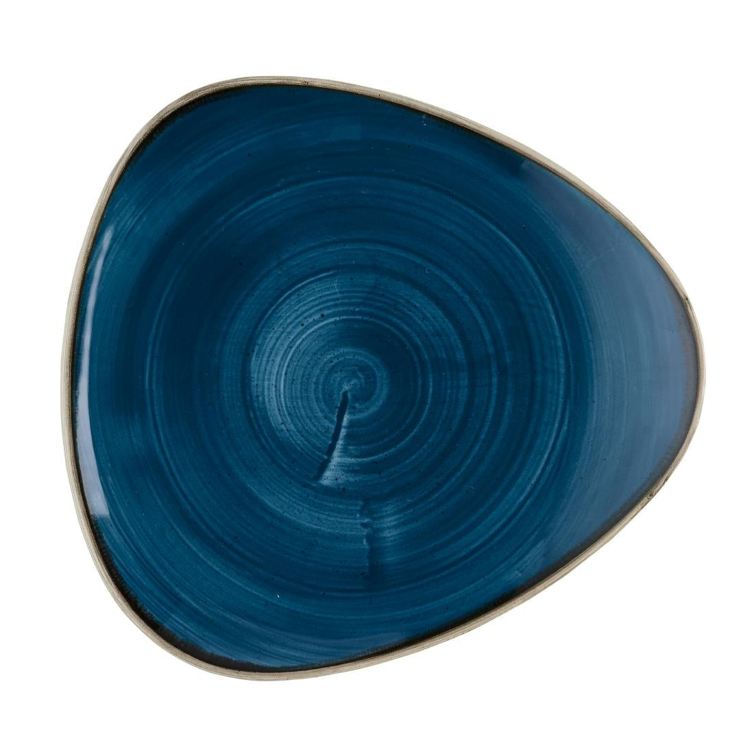 HR388 Churchill Stonecast Java Blue Lotus Plates 228mm (Pack of 12)