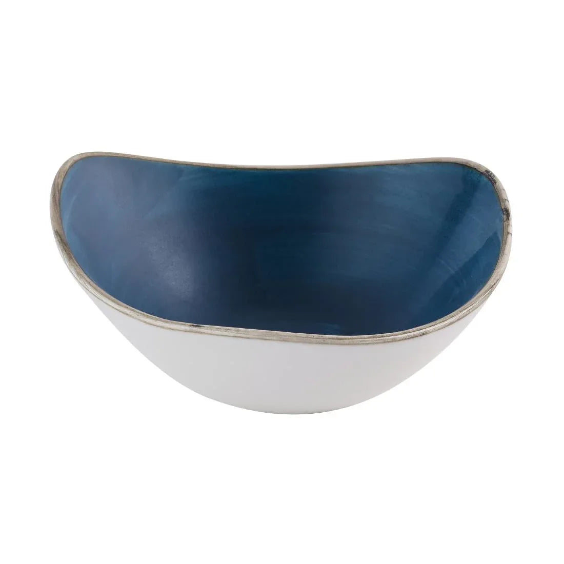 HR390 Churchill Stonecast Java Blue Lotus Bowls 152mm (Pack of 12) - JD Catering Equipment Solutions Ltd
