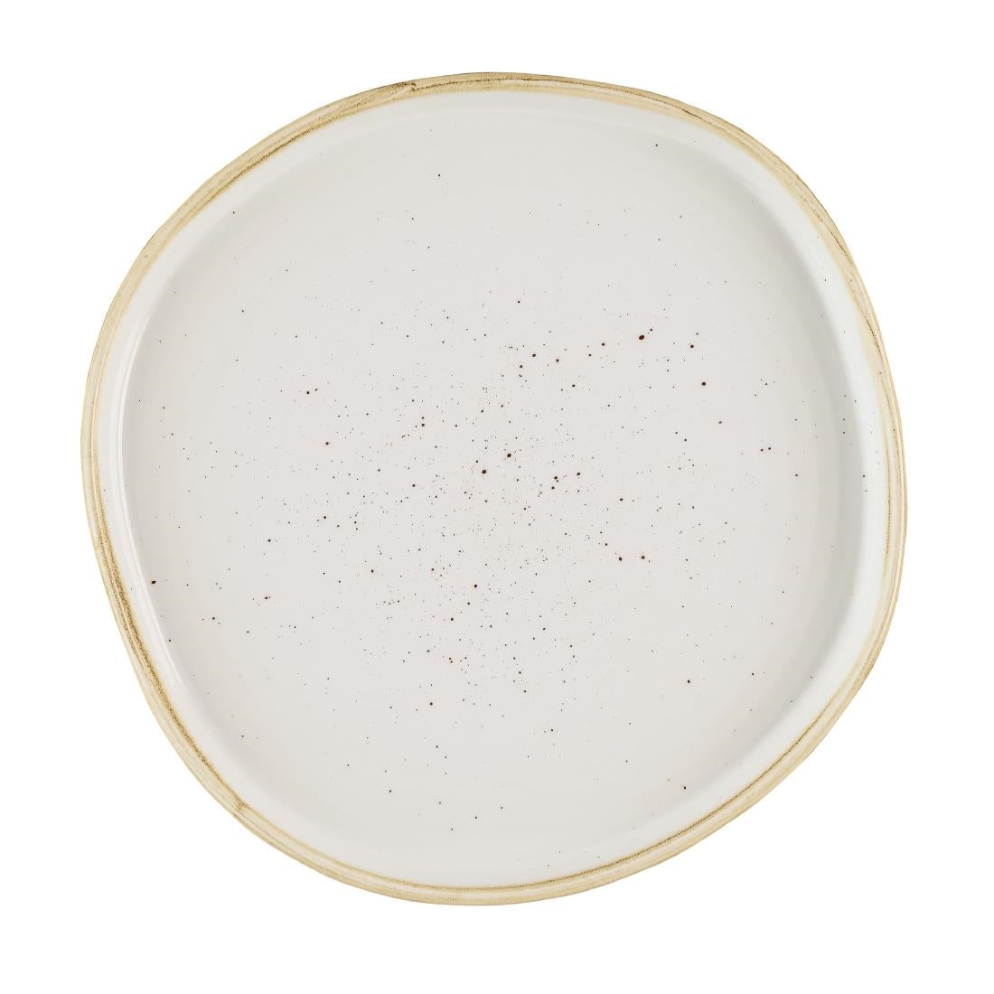 HR393 Churchill Stonecast Barley White Organic Walled Plates 206mm (Pack of 6)