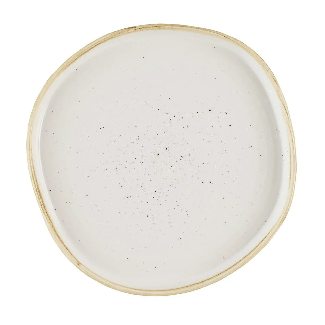 HR393 Churchill Stonecast Barley White Organic Walled Plates 206mm (Pack of 6) - JD Catering Equipment Solutions Ltd