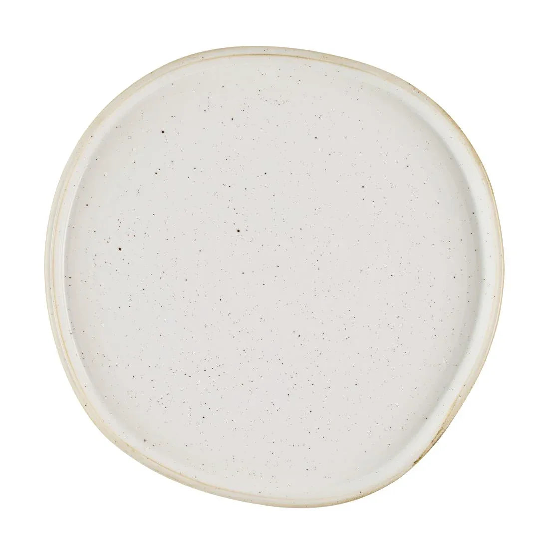 HR394 Churchill Stonecast Barley White Organic Walled Plates 257mm (Pack of 6) - JD Catering Equipment Solutions Ltd