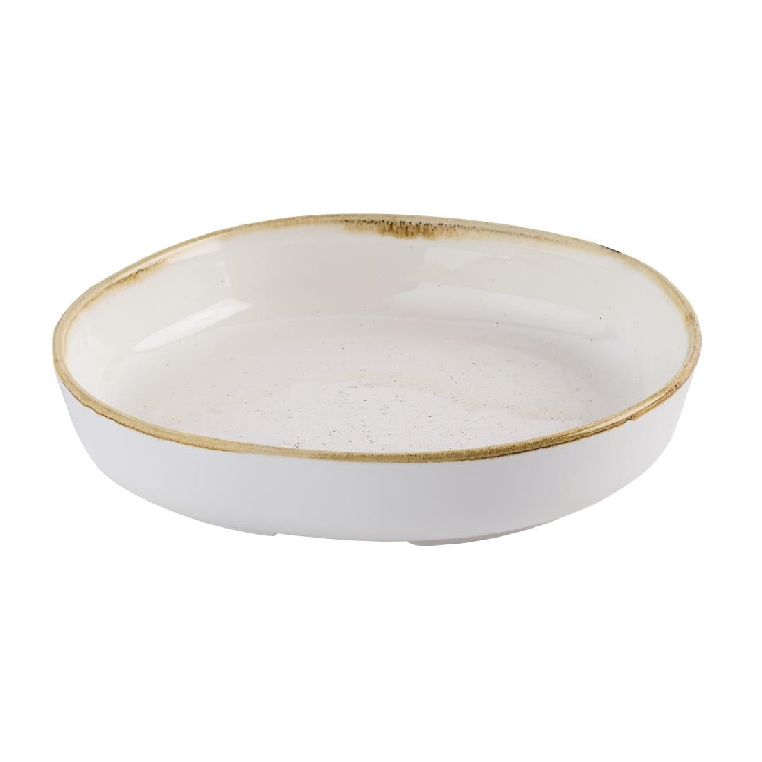 HR395 Churchill Stonecast Barley White Organic Walled Bowls 232mm (Pack of 6)