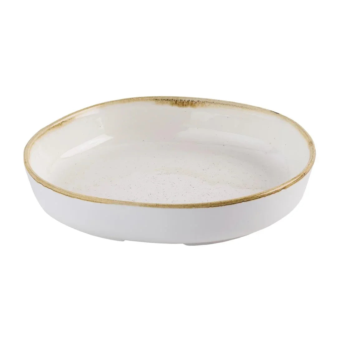 HR395 Churchill Stonecast Barley White Organic Walled Bowls 232mm (Pack of 6) - JD Catering Equipment Solutions Ltd