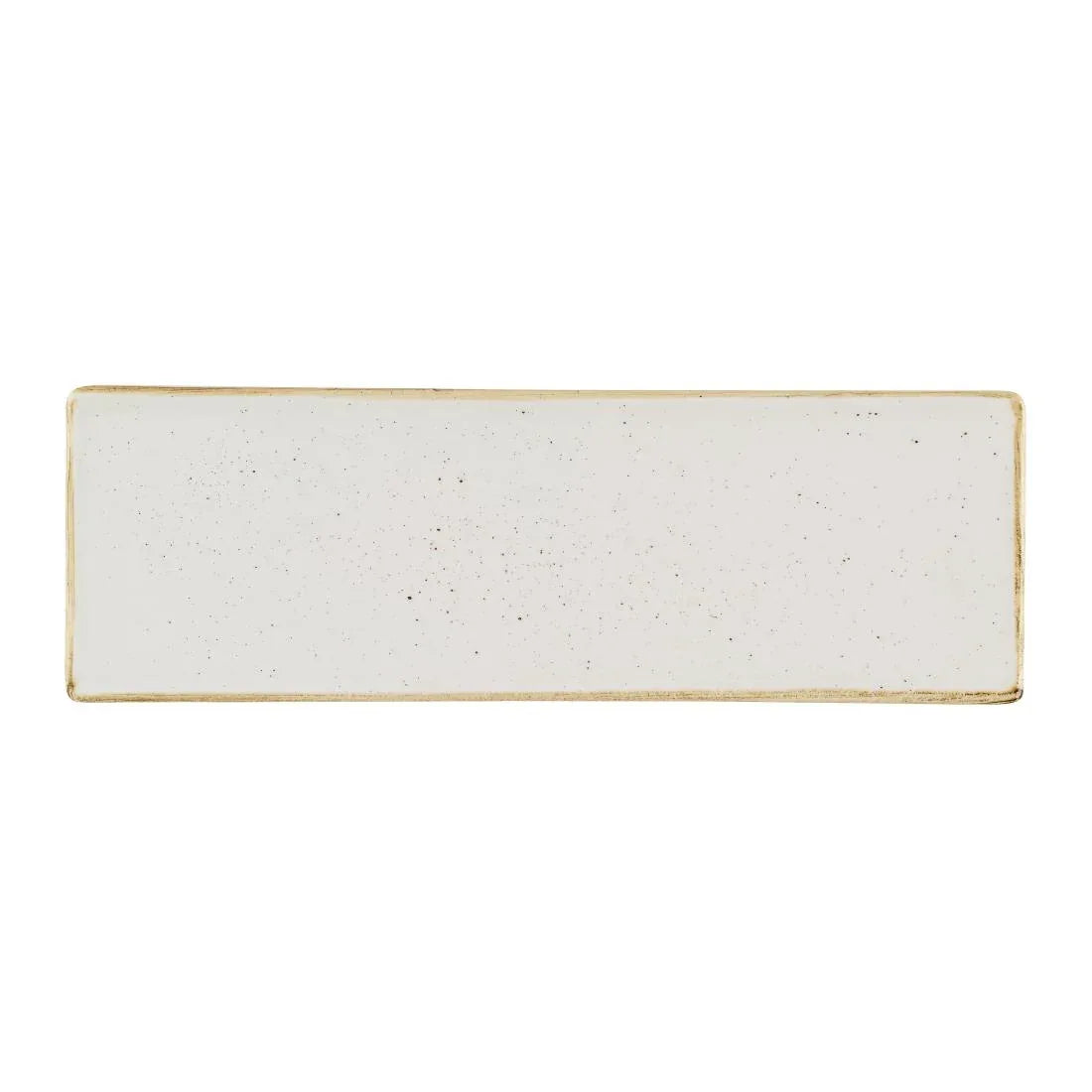 HR397 Churchill Stonecast Barley White Oblong Plates 330 x 110mm (Pack of 6) - JD Catering Equipment Solutions Ltd