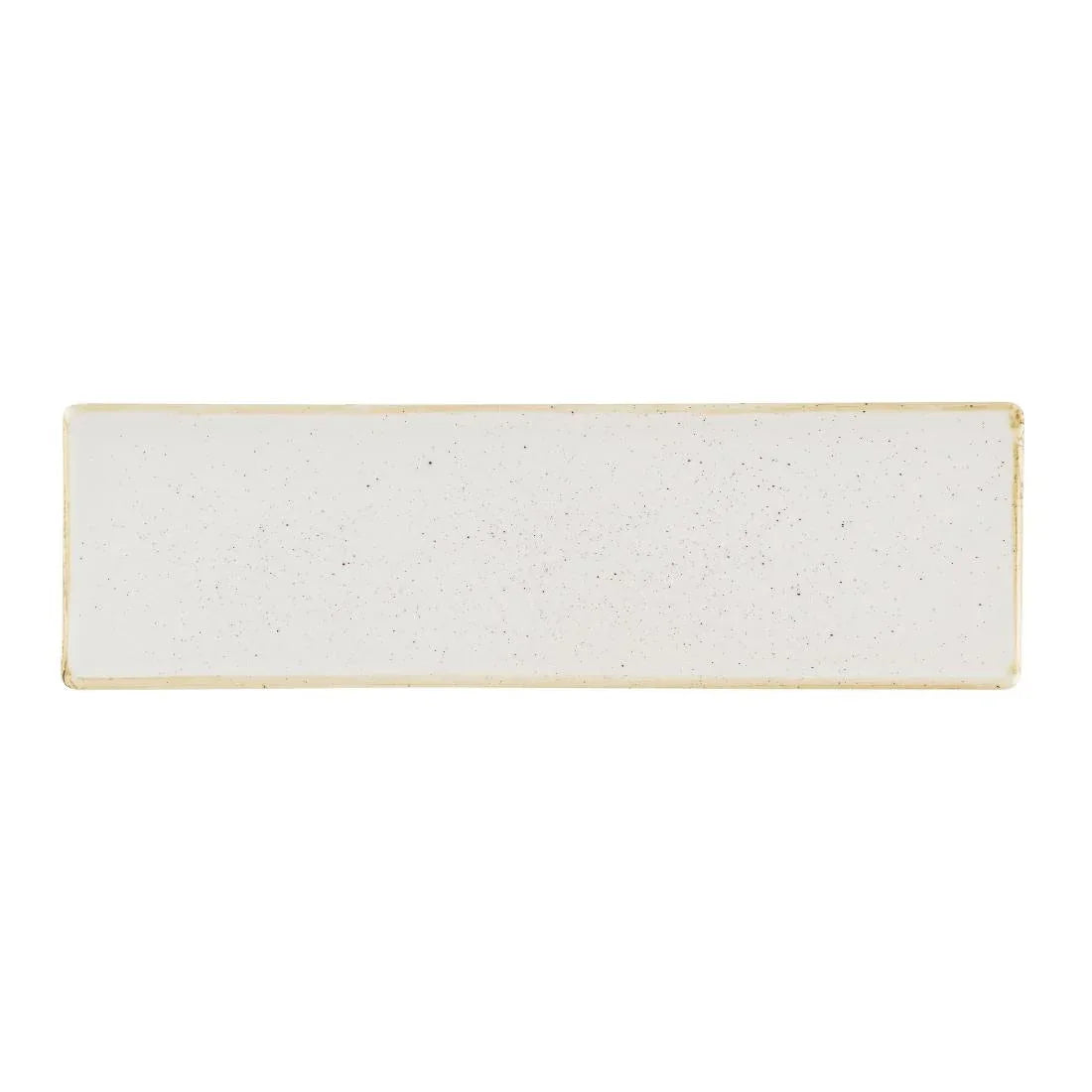 HR398 Churchill Stonecast Barley White Oblong Plates 300 x 90mm (Pack of 6) - JD Catering Equipment Solutions Ltd