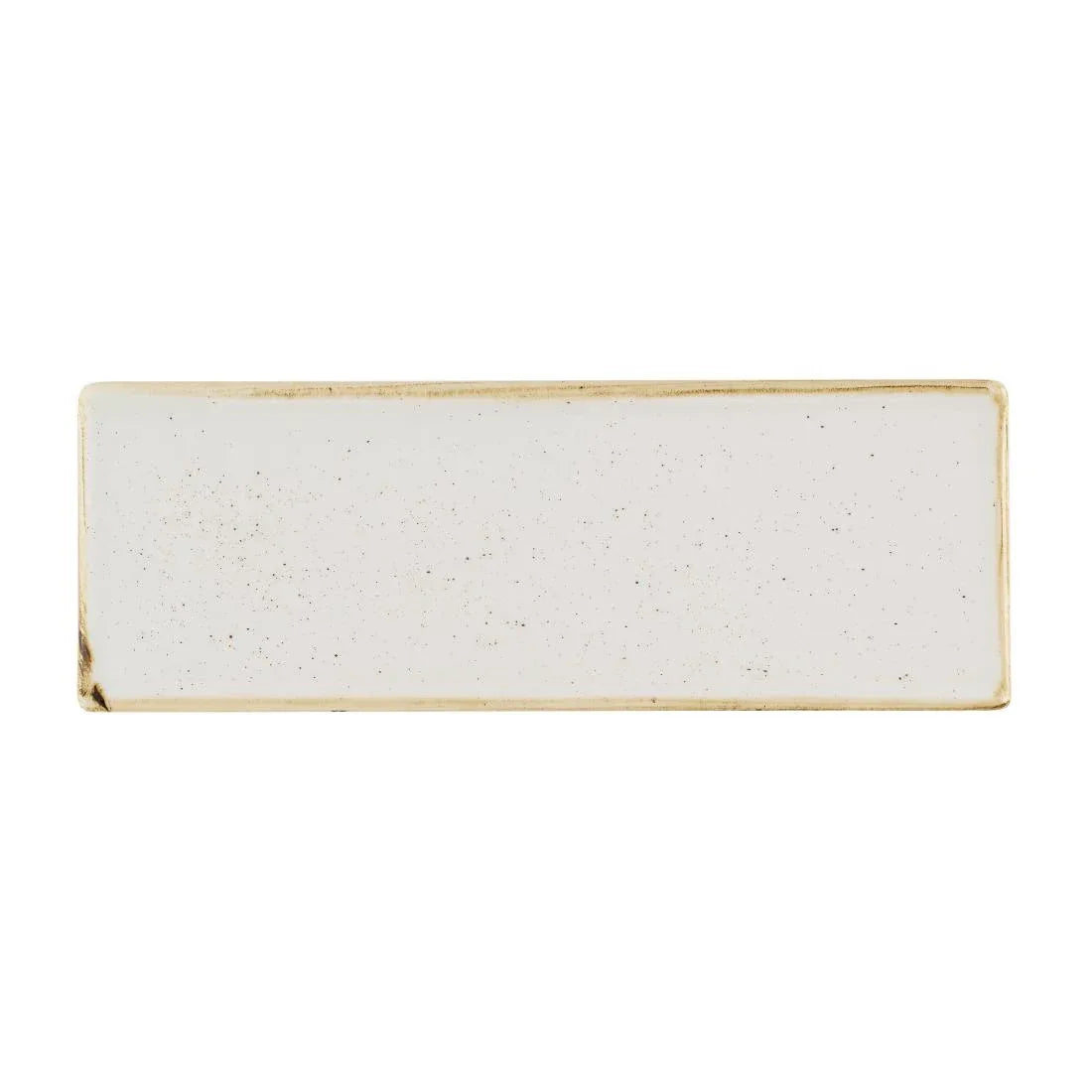 HR399 Churchill Stonecast Barley White Oblong Plates 250 x 90mm (Pack of 6) - JD Catering Equipment Solutions Ltd