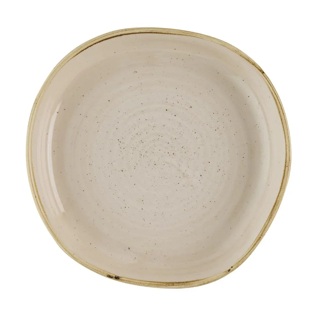 HR402 Churchill Stonecast Nutmeg Cream Organic Walled Bowls 232mm (Pack of 6) - JD Catering Equipment Solutions Ltd