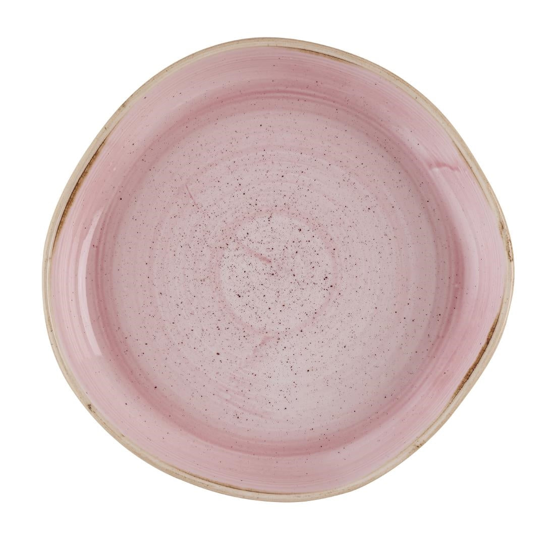 HR406 Churchill Stonecast Petal Pink Organic Walled Bowls 232mm (Pack of 6)