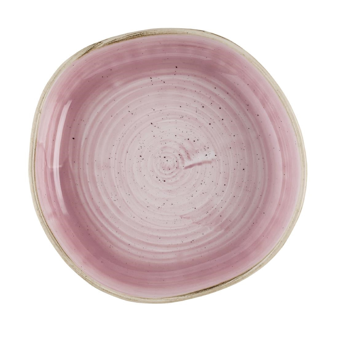 HR407 Churchill Stonecast Petal Pink Organic Walled Bowls 197mm (Pack of 6)