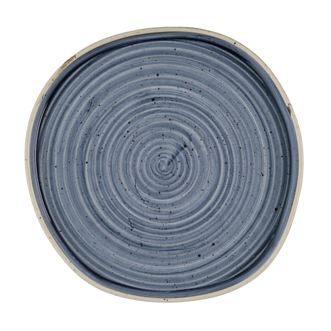 HR409 Churchill Stonecast Blueberry Organic Walled Plates 257mm (Pack of 6)