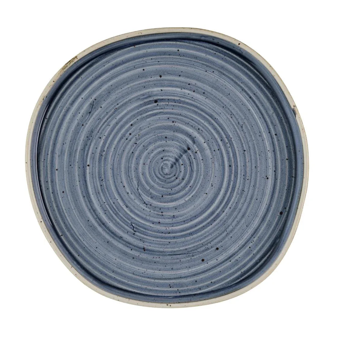 HR409 Churchill Stonecast Blueberry Organic Walled Plates 257mm (Pack of 6) - JD Catering Equipment Solutions Ltd