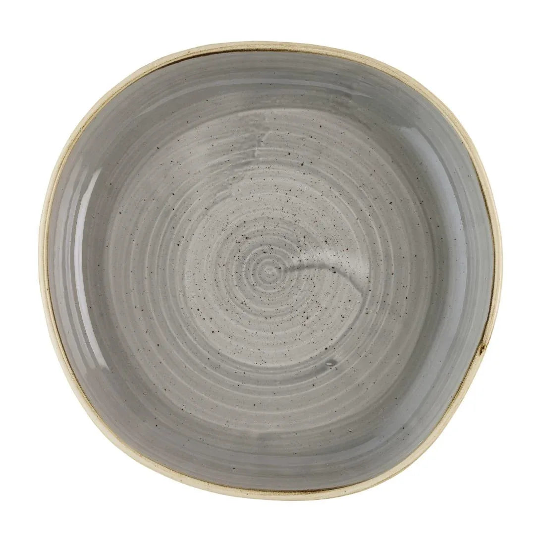 HR424 Churchill Stonecast Grey Organic Walled Bowls 232mm (Pack of 6) - JD Catering Equipment Solutions Ltd
