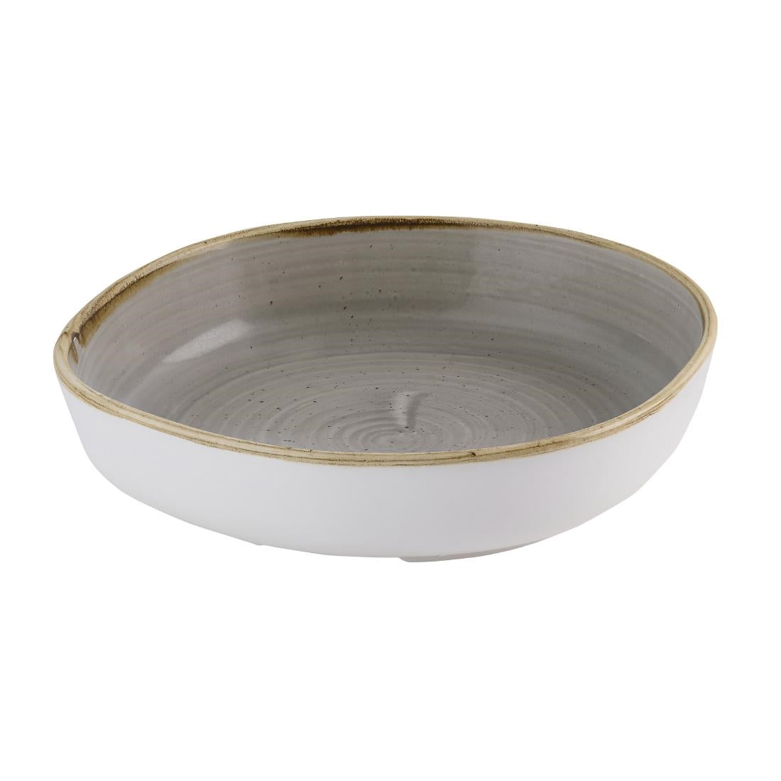 HR425 Churchill Stonecast Grey Organic Walled Bowls 197mm (Pack of 6)