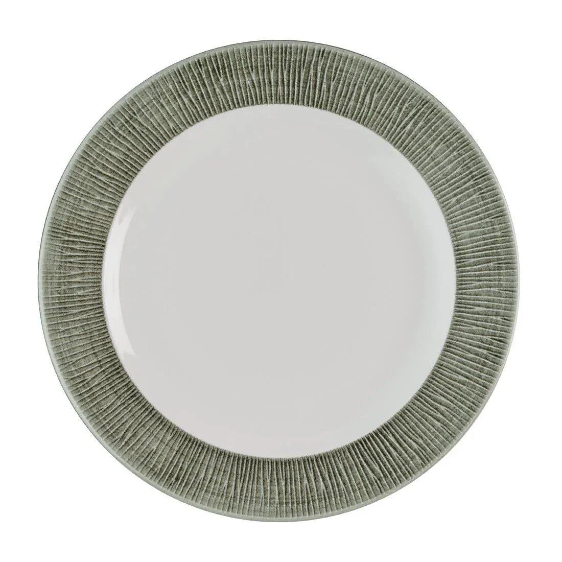 HR428 Churchill Bamboo Ceramic Spinwash Alpine Footed Plates 273mm (Pack of 12) - JD Catering Equipment Solutions Ltd