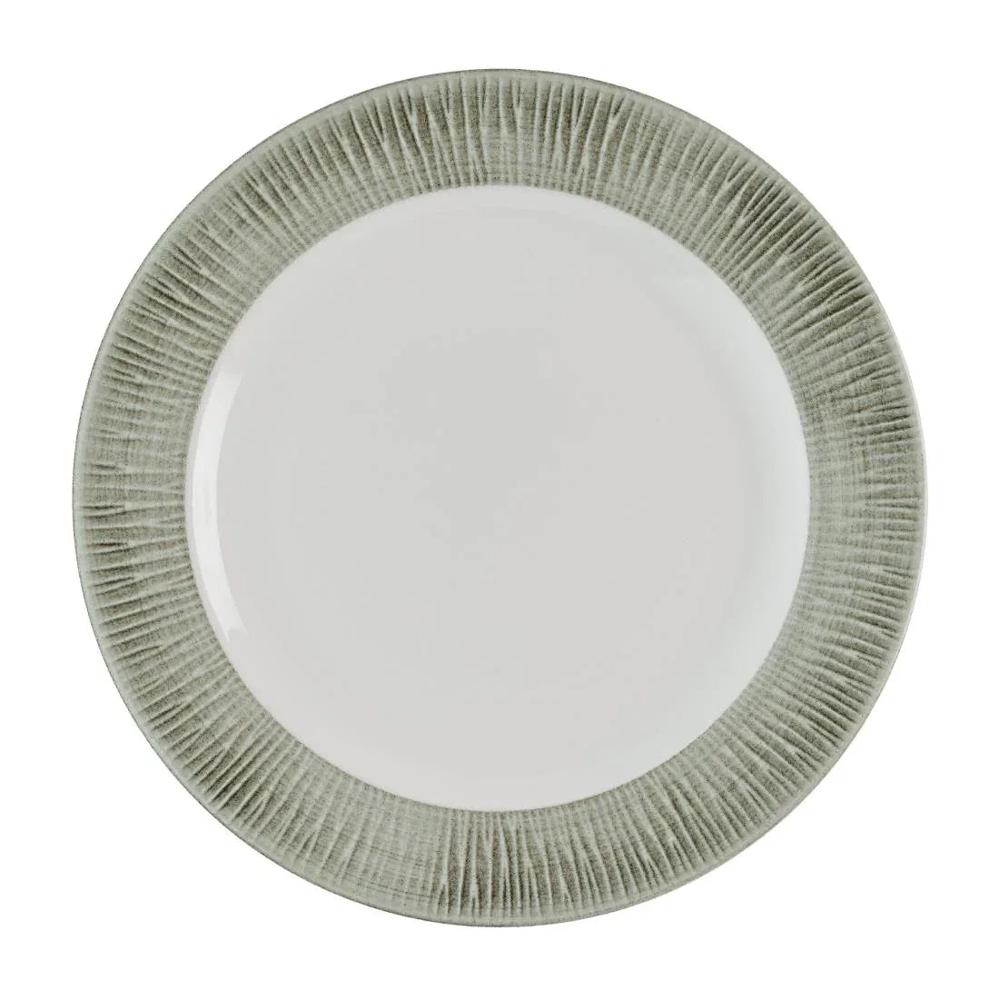 HR429 Churchill Bamboo Ceramic Spinwash Alpine Footed Plates 157mm (Pack of 12) - JD Catering Equipment Solutions Ltd