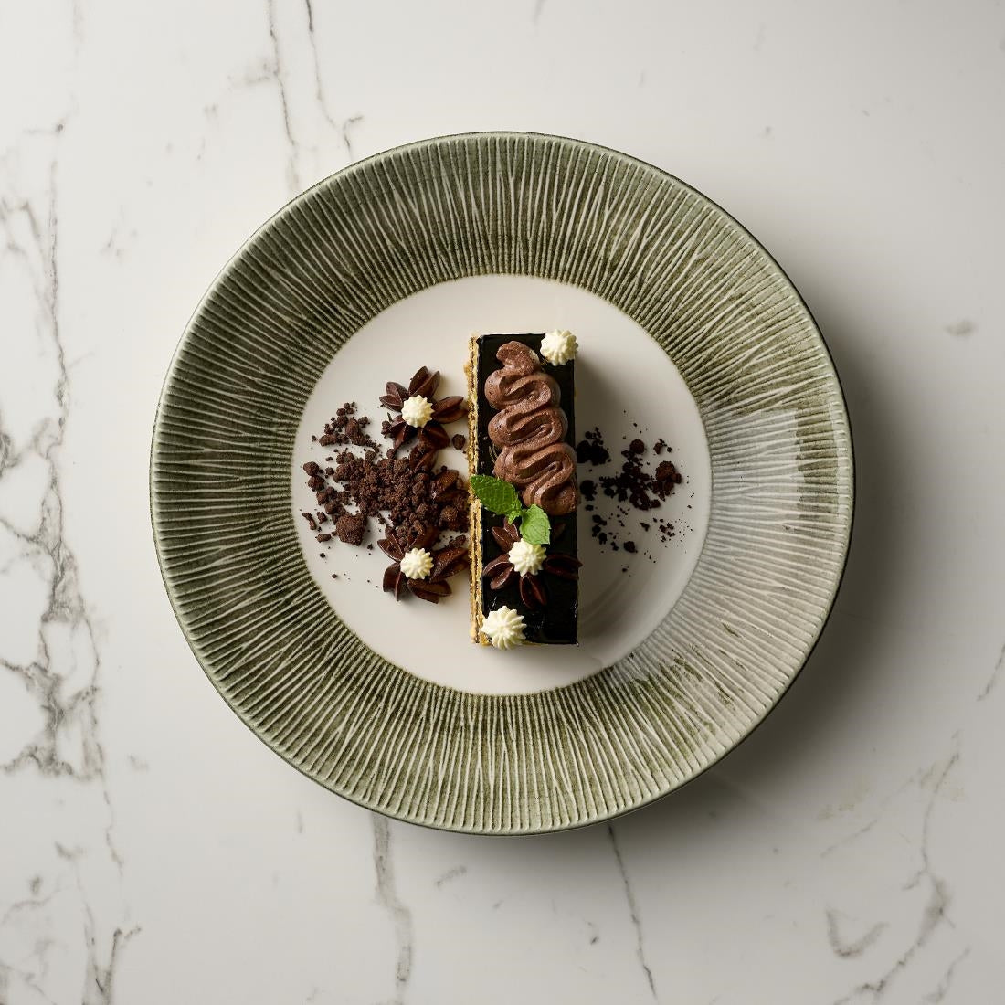 HR431 Churchill Bamboo Ceramic Spinwash Alpine Plates 206mm (Pack of 12)