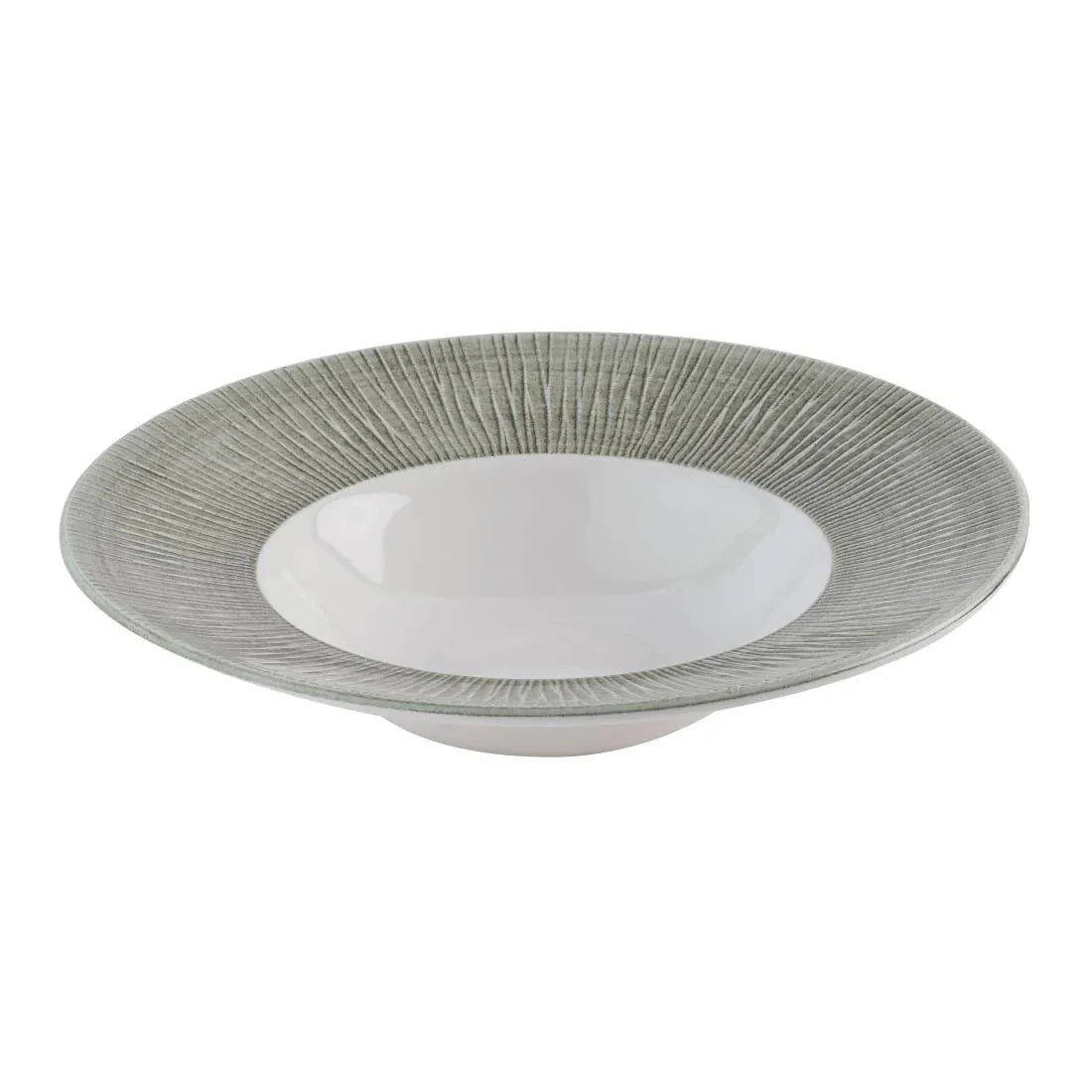 HR434 Churchill Bamboo Ceramic Spinwash Alpine Wide Rim Bowls 231mm (Pack of 12) - JD Catering Equipment Solutions Ltd