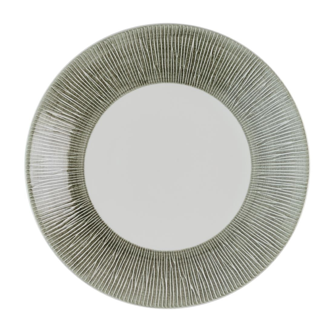 HR435 Churchill Bamboo Ceramic Spinwash Alpine Deep Coupe Plates 268mm (Pack of 12)