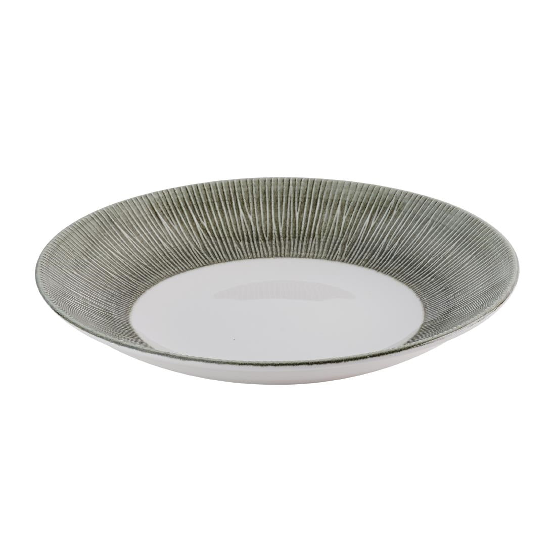 HR436 Churchill Bamboo Ceramic Spinwash Alpine Deep Coupe Plates 248mm (Pack of 12)