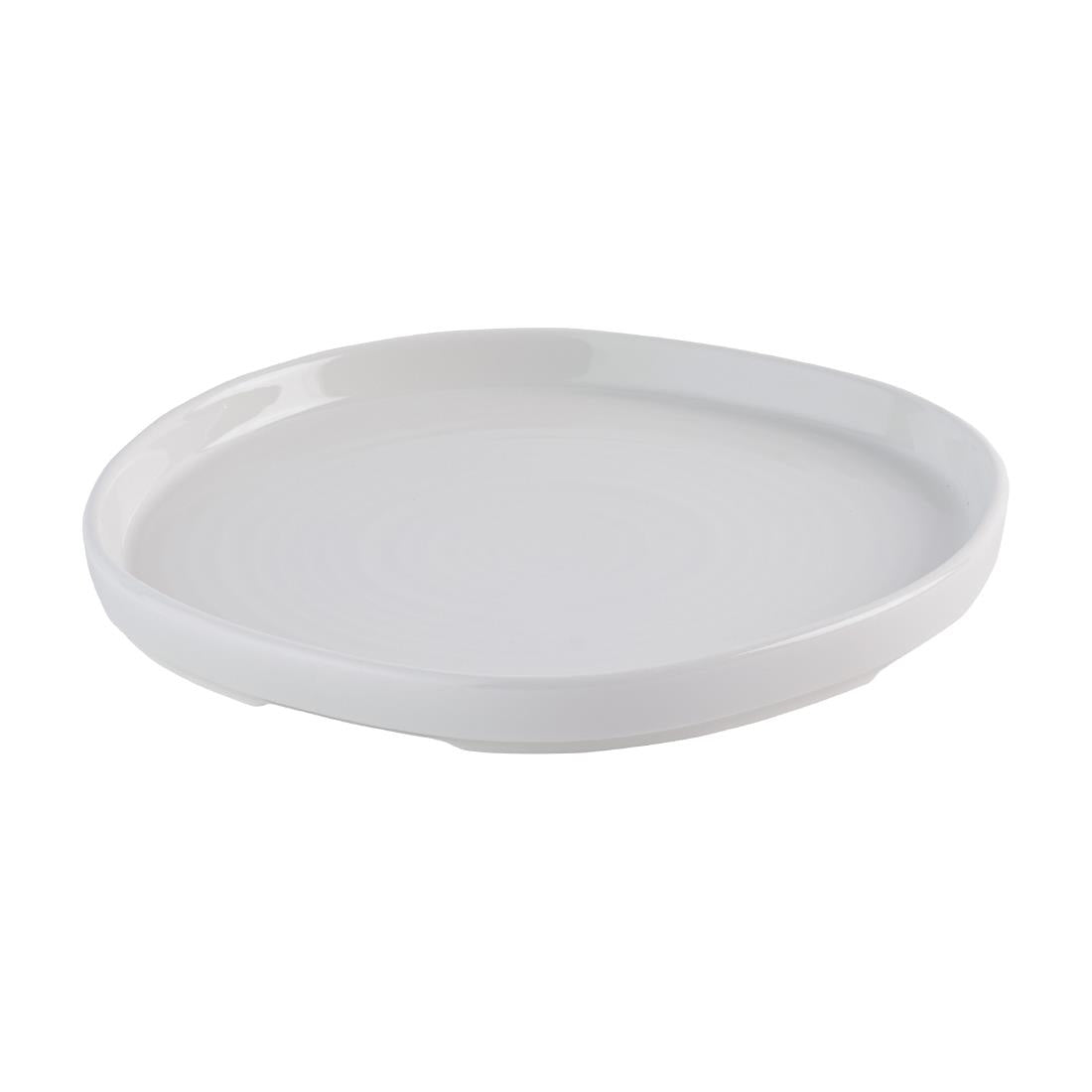 Churchill White Organic Walled Plates 206mm (6 Pack)