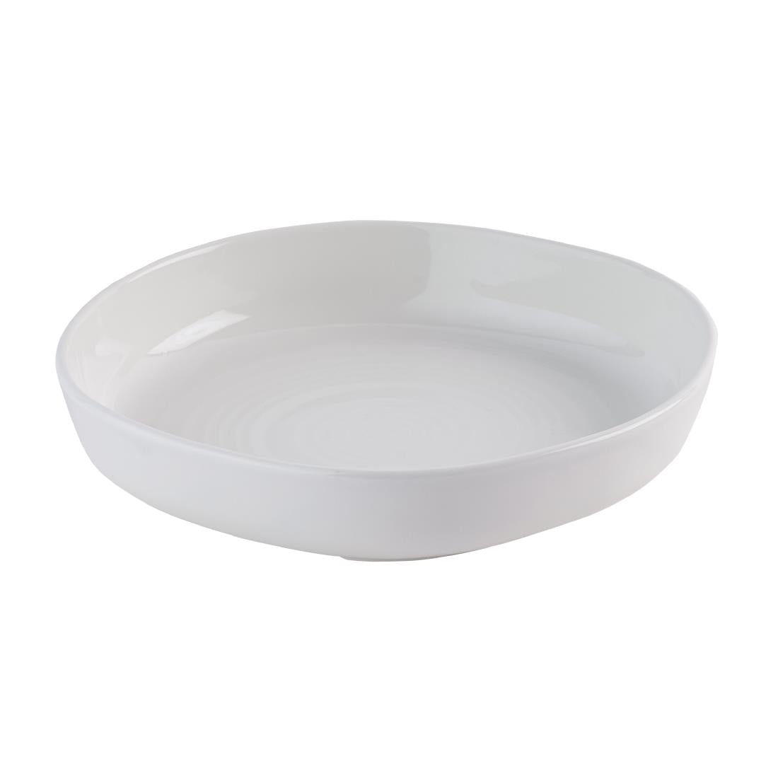 Churchill White Organic Walled Bowls 232mm (6 Pack)