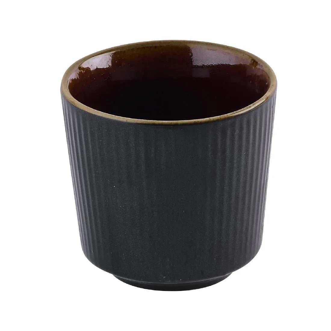 HR450 Churchill Tokyo Black Unhandled Cups 236ml (Pack of 12) - JD Catering Equipment Solutions Ltd