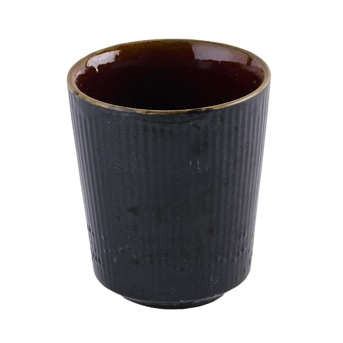 HR451 Churchill Tokyo Black Unhandled Cups 118ml (Pack of 12)