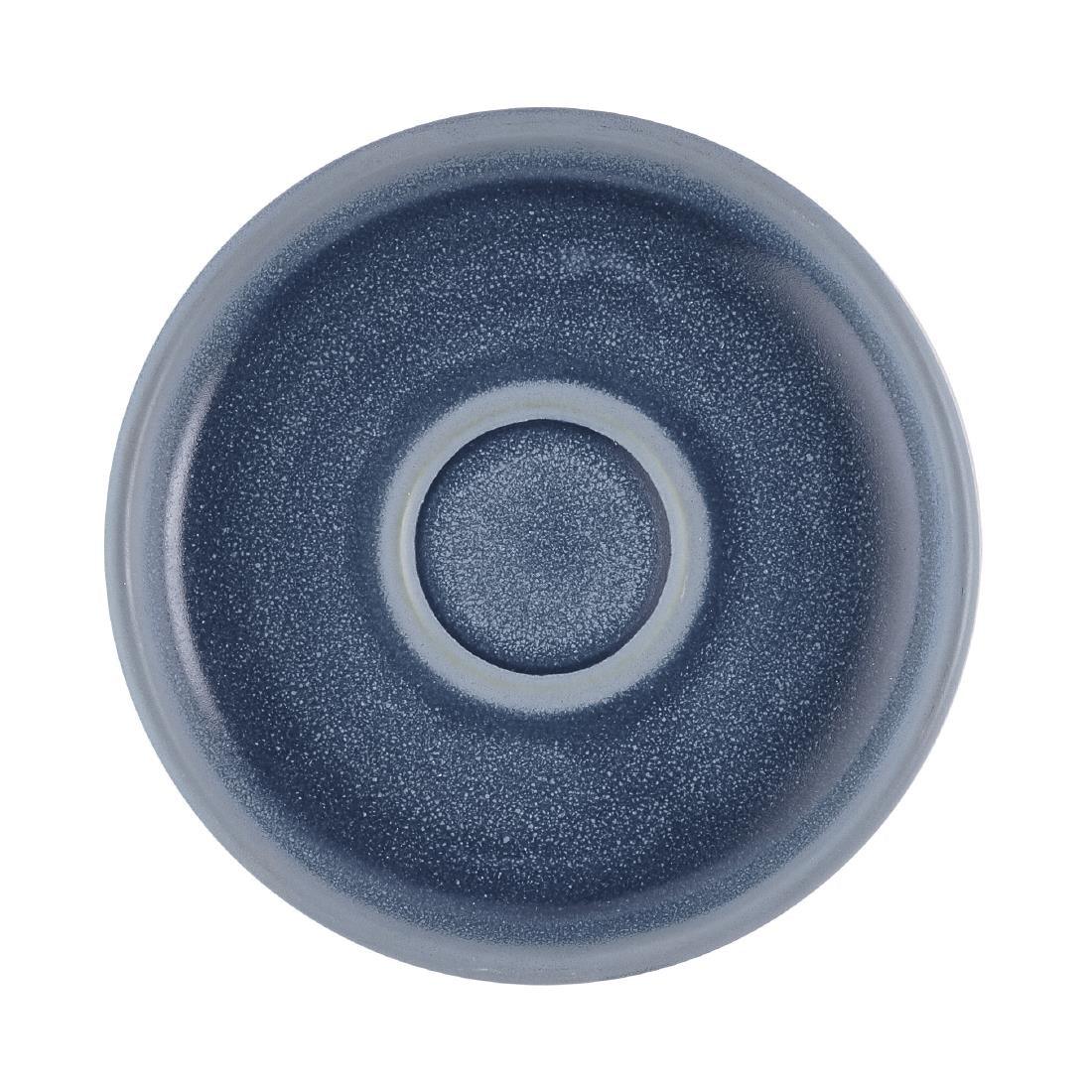 HR475 Churchill Emerge Oslo Blue Saucer 128mm (Pack of 6) - JD Catering Equipment Solutions Ltd
