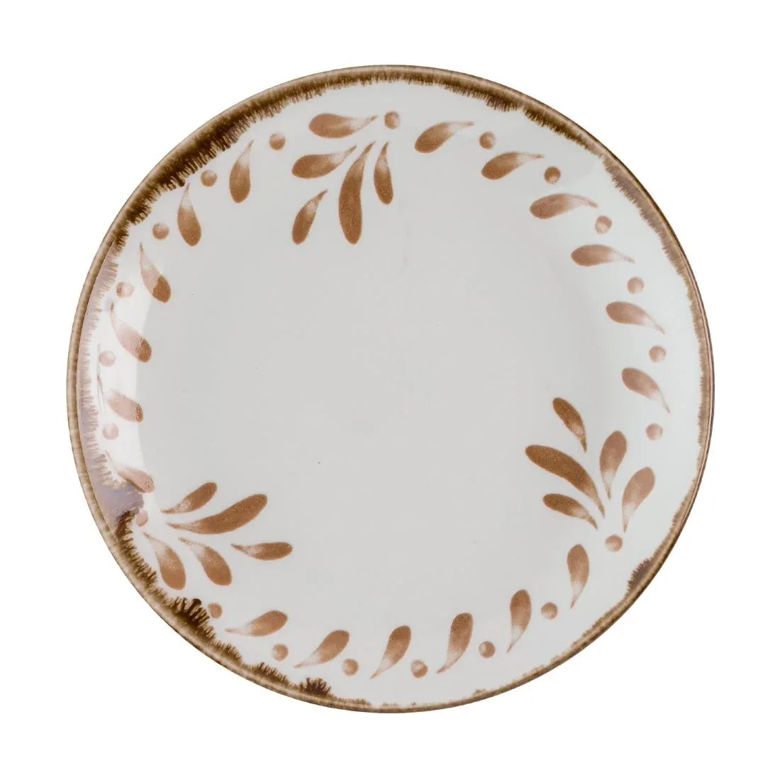 HR505 Dudson Harvest Mediterranean Terracotta Coupe Plates 165mm (Pack of 12) - JD Catering Equipment Solutions Ltd