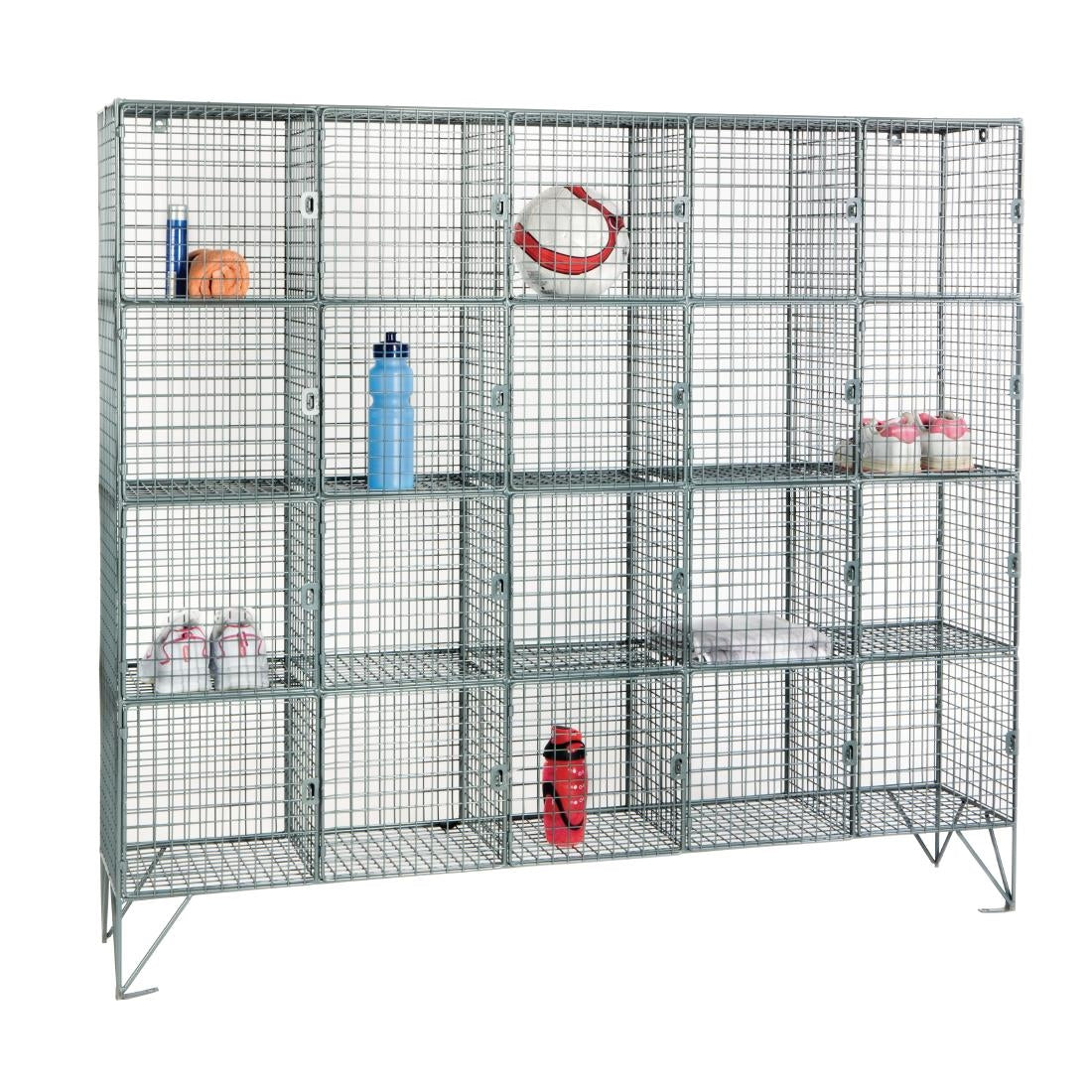 HR524 Twenty Compartment Mesh Locker 305mm Deep