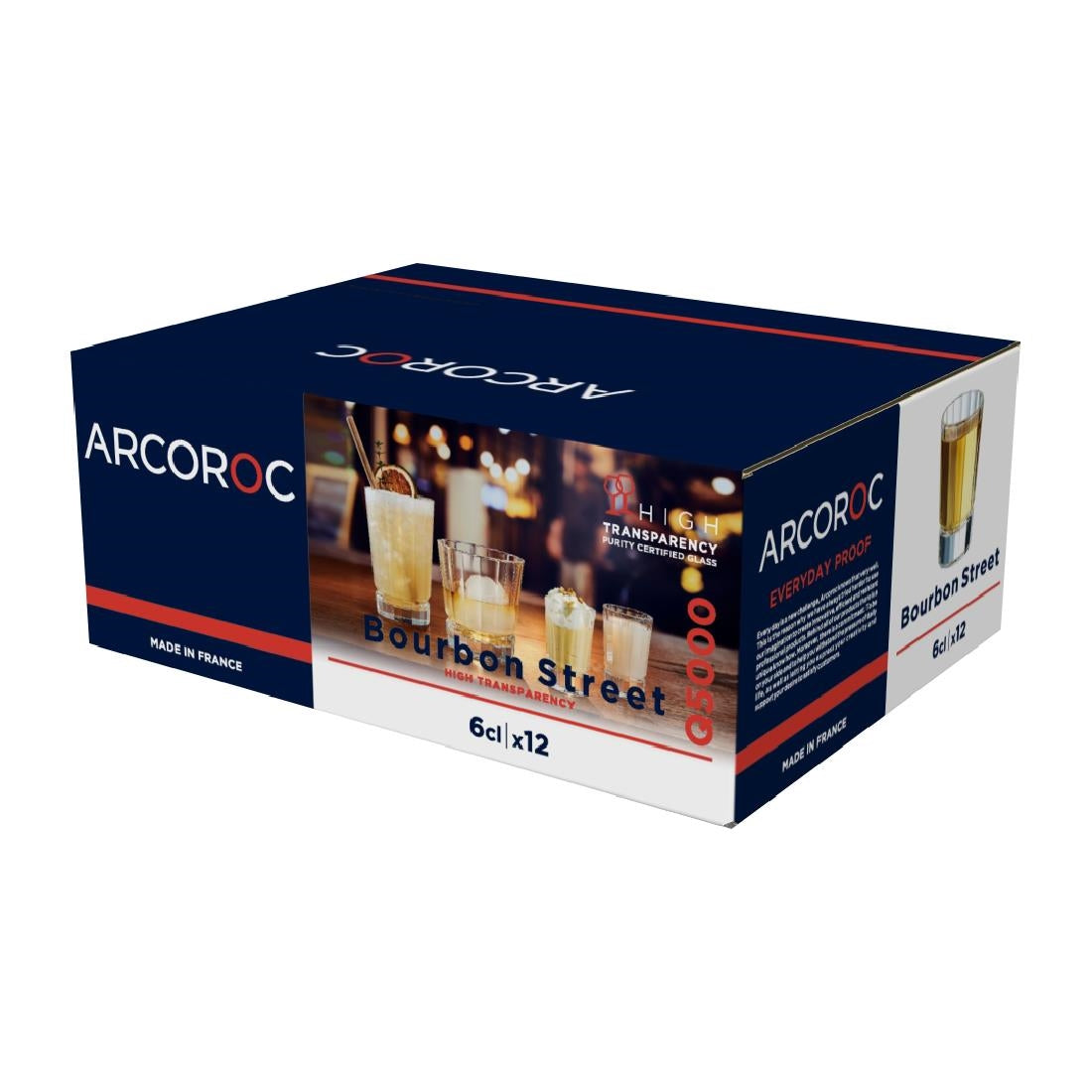 HR703 Arcoroc Bourbon Street Shot Glasses 60ml (Pack of 24)