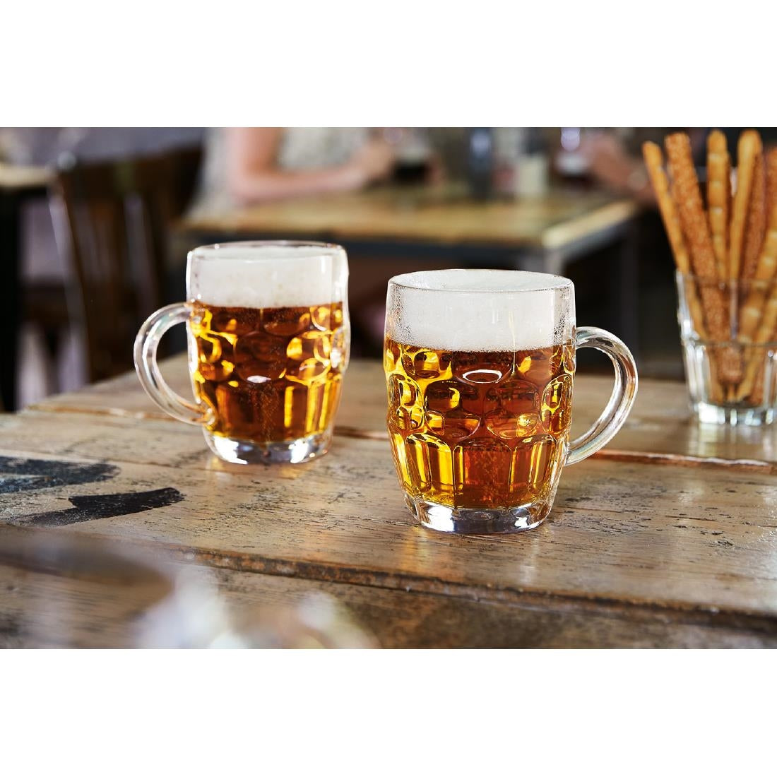HR705 Arcoroc Britannia Dimpled Panelled Tankards 285ml (Pack of 36)