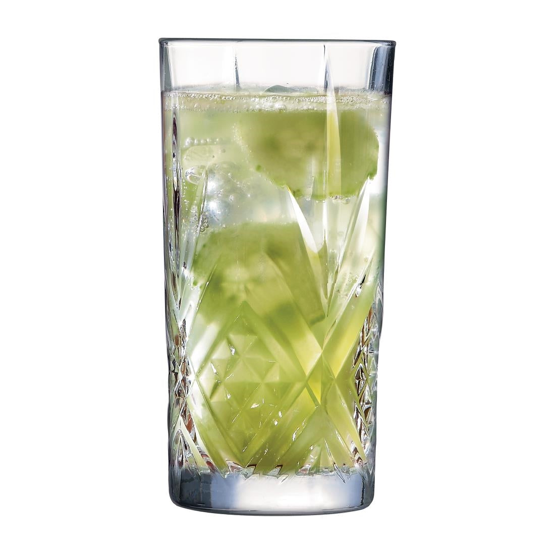 HR709 Arcoroc Broadway Hiball Glasses 280ml (Pack of 24)